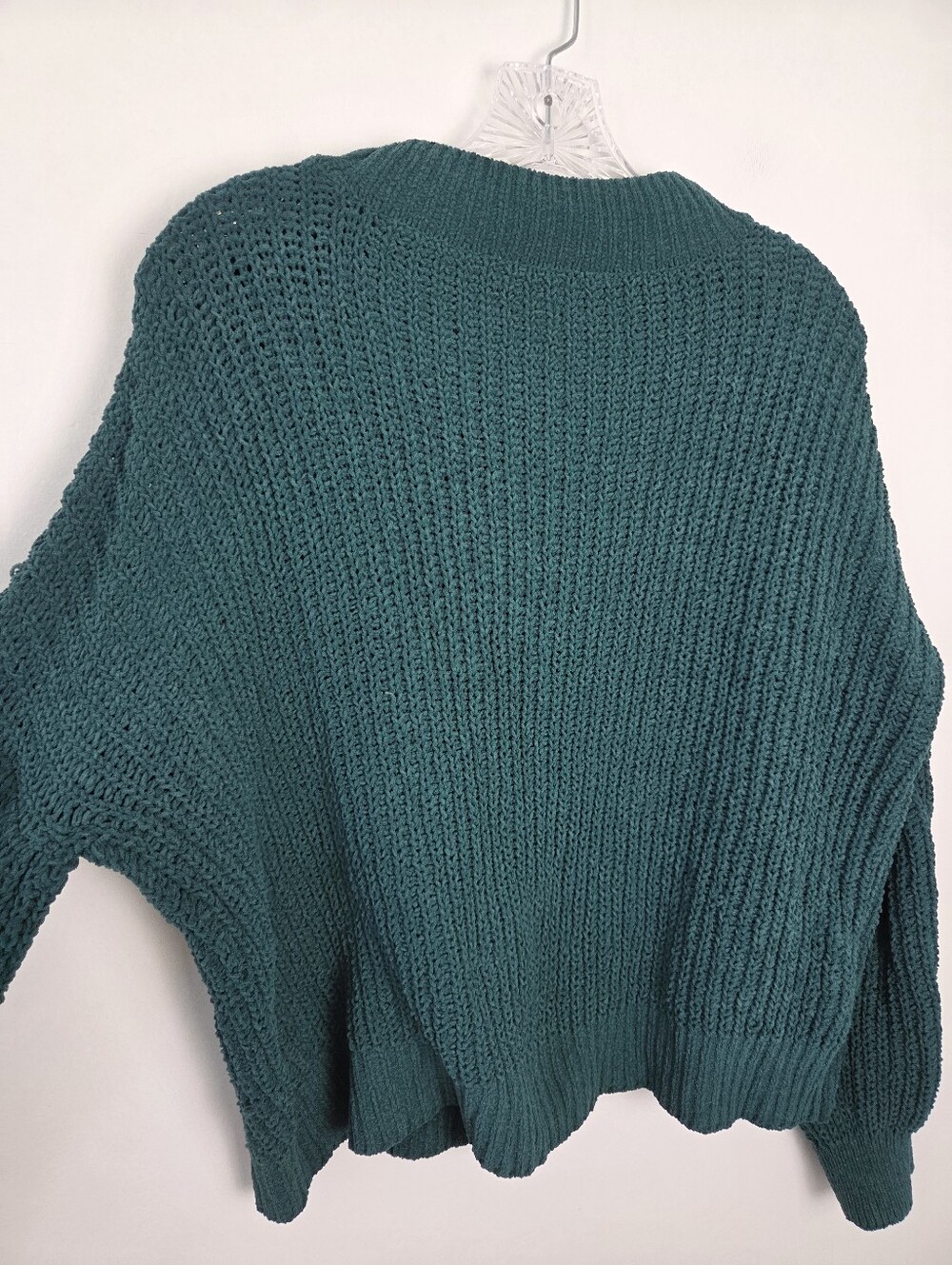Nobo Emerald Green Chunky Cable Knit Sweater Fisherman Preppy Academia Xxl 19 - Picture 5 of 7